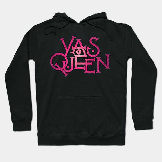 Yas Queen Pink Hoodie by polliadesign